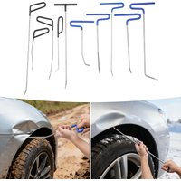 10PCS Dent Reparatur Stangen Kit Paintless Dent Removal Stangen Auto Körper Dent Reparatur Haken Stangen Reparatur für Die Meisten auto Dent Removal