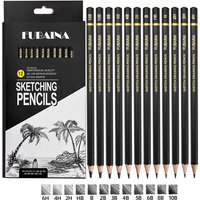 Professional Drawing Sketching Pencil Set, 12 Pieces Art Pencils Graphite Shading Pencils for Beginners & Pro Artists