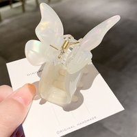 1PC Fashion Butterfly Hair Claw Fairy Shark Clip Elegant Colorful Hair Accessories Hair Clamp Ponytail Clip For Women Girls
