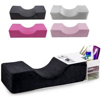 Oreiller pour cils greffés, outil auxiliaire de table de travail pour Salon de beauté, oreiller spécialisé en forme de U pour soins du cou