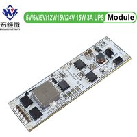 3A UPS Module 5V 6V 9V 12V 15V 24V 15W 3.7V 4.2V Li-on Li-po Lithium Battery Charge and Discharge Board for WIFI Network Router