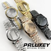 NH35 Watch Accessories 36mm/40mm Watch Case Sapphire Crystal For NH34 NH35 NH36 NH38 Movement 28.5mm Dial Sliding Lock Bracelet