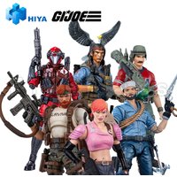 1/18 HIYA Action Figure Exquisite Mini Series G.I.JOE Commander Destro Flint Beach Head Firefly Anime Collection Model Toy