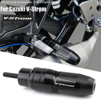 For Motorcycle Accessories SUZUKI DL1000 V-Strom 650/XT VStrom DL250 800DE CNC Exhaust Sliders Crash Protector Frame Crash Pads