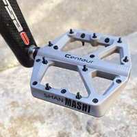 AliExpress NONE Bicycle bmx / Durable mtb bike pedals, Bicycle DH mountain bike pedals , 112*85mm Platform , Anti-slip nails Replaceable