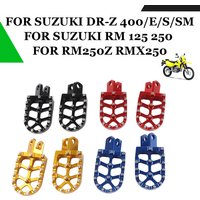 Foot Peg Footrest For SUZUKI DRZ400 DR-Z400E DR-Z400S DRZ400SM RM125 RM250 RM250Z RMX250 Motocycle Accessories Footpeg Foot Rest