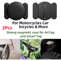 2Pcs Strong Magnetic Silicone Protective for Apple Airtag Hidden GPS Tracker Waterproof Holder for Smart Tag Bike Motorcycle Car