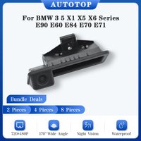 Kamera parkowania cofania samochodu AUTOTOP do BMW serii 3 E90 5 serii E60 X5 X5 E70 E71 X1 E84 uchwyt bagażnika kamera cofania