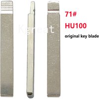 10pcs Original 71# Car Key Blade HU100 Remotes Flip Key Blank for GMC Chevrolet Cruze Camaro Equinox Opel Buick for Universal