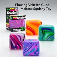 Squeeze Ice Cube Maltose Stress Relief Toys Sensory Desk Cube for Adults & Kids - Perfect Anxiety Relief Ornament