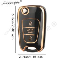 TPU Car Key Case Cover For Hyundai i20 i30 ix20 25 35 Sorento Elantra Accent KIA Sportage Rio 3 Soul Optima Ceed Pro K5 K2 Pride
