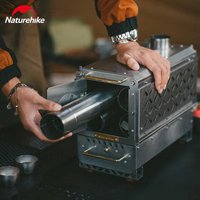 Naturehike Outdoor Firewood Stove Portable Stainless Steel Camping Picnic BBQ Cooking Desktop Tent Heater Fire Patio Fireplace