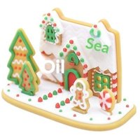 1Pcs 1:12 Dollhouse Christmas Decor Gingerbread Man Holiday Scene Decoration Micro Landscape Ornaments Xmas Gifts