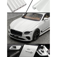 PET Glänzende Perlmutt-Weiß Auto-Vinylfolie Vollständige Fahrzeugkarosserie-Farbwechselfolie Selbstklebende Luftfreisetzungs-Vinylfolie Wasserdicht Dehnbare Folie für Auto-Karosserie- und