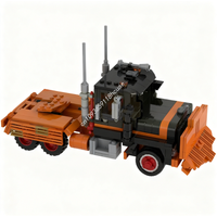 510pcs MOC Road Warrior Mad Max Rig Cars Model Building Blocks Toys Architecture Idea Christmas Gifts Education Brick Kids