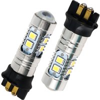 2pcs CANBUS PW24W PWY24W LED Bulbs 2835 LED Turn Signal Light DRL Daytime Lights DC 12V Universal Parking Light for Cars White