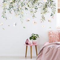 Branch Butterflies Removable Wall Stickers PVC Decals Mural Home Decor Art for Bedroom Living Room Wallpaper
