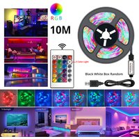 10M USB 2835 LED Strip Light RGB Remote Control Lights Flexible Lamp Tape Ribbon TV Desktop Screen Back Light Diode Tape
