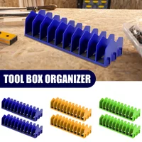 2-teiliges Zangen-Organizer-Rack, 10 Fächer, Zangenschneider, Organizer-Rack mit rutschfester Gummiunterseite, Kunststoff-Werkzeug-Organizer für die W