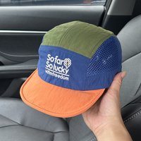 Quick Dry Breathable Short Brim Baseball Cap Color Block Outdoor Travel Sun Protection Hat for Women Summer Casual Embroidere...