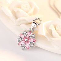 925 Silver Necklace Zircom for Women 18k Gold Plated Jewelry Sterling Silver Pendant Birthday Party Gift Jewelry Gift