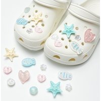Cute Starfish Shell Series Shoe Charms Accessories for Clogs Slide Sandals Shoe Buckle Pins DIY Shoe Decoration Gifts Summer