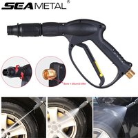 SEAMETAL High Pressure Car Wash Water Gun Swivel Adjustable Nozzle Car Detailing Washing Foam Sprayer Trigger Handle Washer Gun