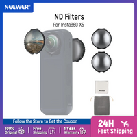 NEEWER ND Filters 4 Stops Light Reduction Screw On Auto Detect Neutral Density Action Camera Accessories for Insta360 X5