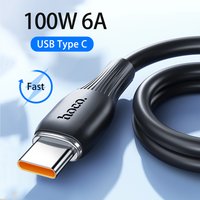 100W 6A USB Type C Fast charging Cable for Xiaomi OnePlus Huawei Samsung Galaxy Honor OPPO VIVO 1M/1.5M/2M