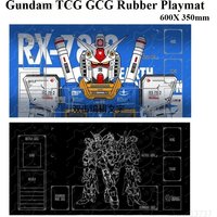 Hot Gundam TCG GCG Custom Rubber Playmat Card Game Mat Single Player Non-Slip Anime Battle Mat for Mobile Suit Gundam Collectors