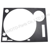 For Technics SL1200MK2 SL1210MK2 Stainless Steel Mirror Finish Faceplate Cover DJ Turntable Top Panel Protector
