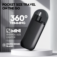 Nose Hair Trimmer Type-C Charging Rounded Arched Blade Electric Portable Men Mini Nose Hair Trimmer Face Care Kit Tools