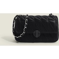 Quilted Crossbody Bag for Women - Luxury PU Leather Shoulder Bag Fashion Chain Small Purse HandBag