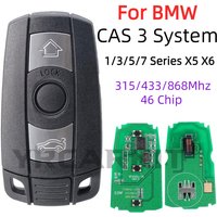 Remote Key Fob For BMW CAS3 1/3/5/7 Series X5 X6 E60 E61 E70 E71 E87 E90 Z4 315LP 315MHz 433Mhz 868MHz 46 Chip CAS3 System