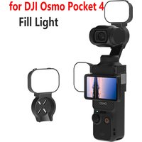 Fill Light for DJI Osmo Pocket 4 Accessories Waterproof LED Video Light Lighting Magnetic For DJI Pocket 4 Mini Selfie Light