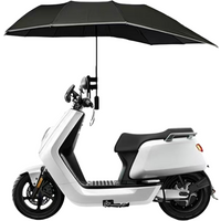 AliExpress NONE Electric Vehicle Sunshade Umbrella Foldable Reinforced Wind-Resistant Waterproof Anti UV Protection For Bike Motorcycle