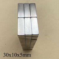 N52 30x10x5 Powerful Magnets Refrigerator for Fridge 30*10*5 Office Magnets Neodymium Strong Scooter 3D Printer Strong Booster