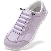 HOBIBEAR Buty Barefoot z Szerokim Noskiem dla Kobiet i Mężczyzn, Minimalistyczne Trampki Płócienne, Lekkie, Regulowane, Wsuwane Buty do Chodzenia
