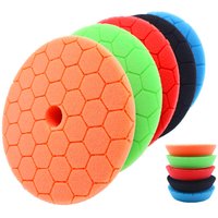 Buffing Polishing Pads 5 Pcs 6 Inch Large Size Sponge Polishing Pads Car Foam Buffing Sponge Pads Kit for Car Buffer Polisher