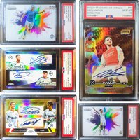 PANINI DIY Declan Rice Arsenal Haaland Bellingham KAKA Refraction Collectible Card Bricks Rating Boy's Christmas Birthday Gift