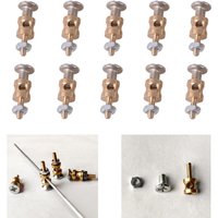 10/20pcs/lot RC Airplane Pushrod Linkage Stopper Servo Connectors Adjustable Easy Diameter 1.5mm Adjuster For Rc Helicopter