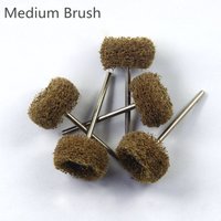 #01My25# Dental Wheel Polisher Medium Brush 5pcs/pack Clean Grinding Ceramic/Metal/ Jade/Jewelry Dental Laboratory Rotary Tool