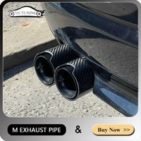 1 PC Exhaust Pipe For BMW F20 F21 M135I M140I F22 F23 M235I M240I M2 F87 M3 F80 M4 F82 M5 F10 M6 F12 M Performance Muffler Tip