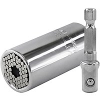 Multifunctional 7 to 19mm Magic Socket Multi Purpose Wrench Extension Rod Electric Hand Drill Screw Tool Set