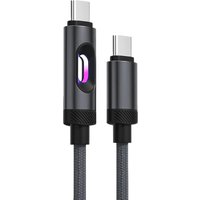 1-2PCS Dual Type C PD 240W USB C to C Fast Charging Data Cord type-C Quick Charging for iPad Samsung Xiaomi HUAWEI