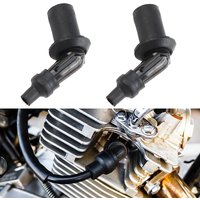 AliExpress NONE 2Pcs Universal Motorcycle Ignition Spark Plug Cap Moped Scooter Dirt Bike Straddle Type Motorcycle Cub Underbone Spare Parts