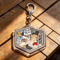 Project Hail Mary Acrylic Keychain Accessories Bag Game Keyrings Jewelry Manga Fans Gifts