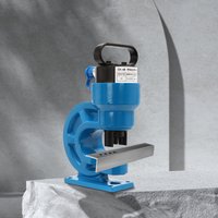 CH60 31T Hydraulic Punching Machine 95mm Throat Depth With 4 Sizes Punch Dies Blue CR45 Steel Hole Punch Tool For Copper Iron Aluminum Busbar