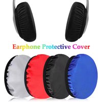 2Pcs Universal Reusable Non Woven Headphone Earpad Covers, Hygienic Dust Proof Elastic Ear Cushion Protectors