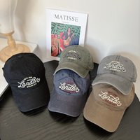 Embroidered Letter Snapback Hat for Women Punk Vintage Baseball Cap Summer Spring Cotton Unisex Sun Visor Hats